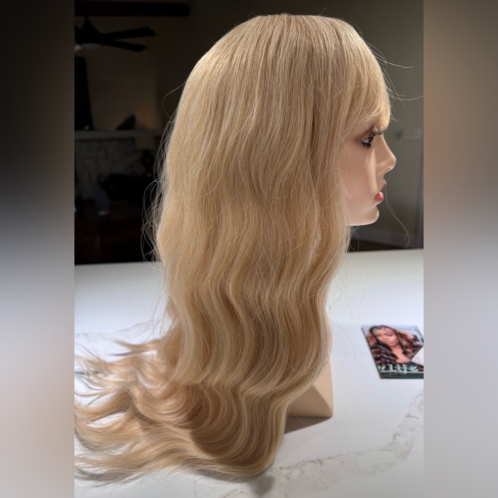 HAIR, 24” Wavy, Center Part with Bangs, Blondes